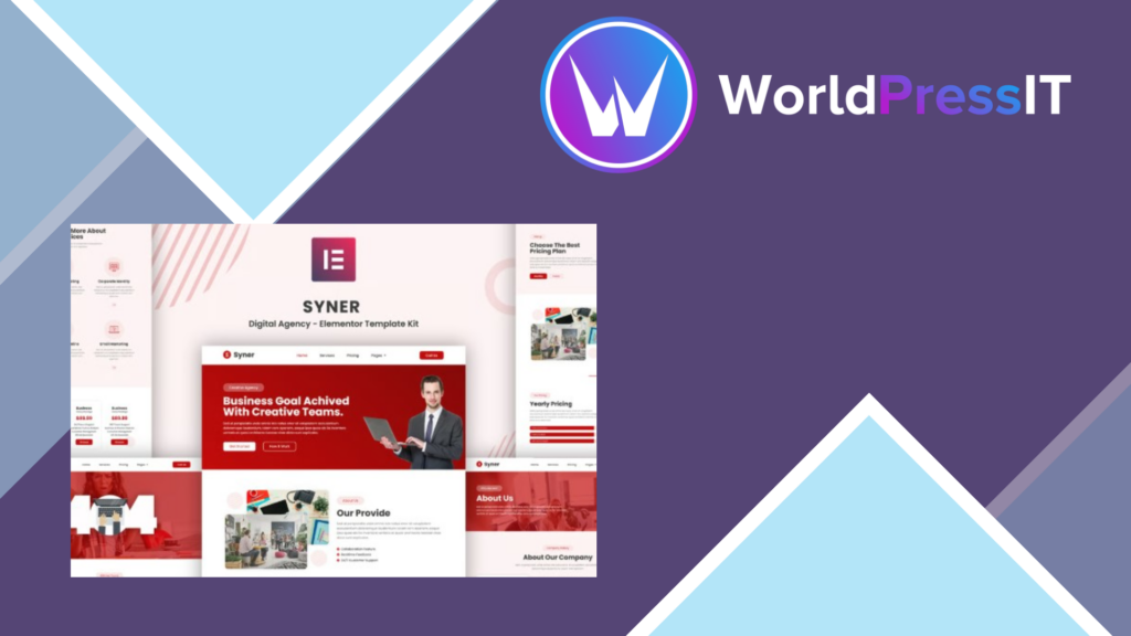 Syner – Creative Agency Elementor Template Kit