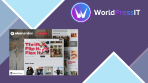 Thrift – Vintage and Second Hand Shop Elementor Pro Template Kit