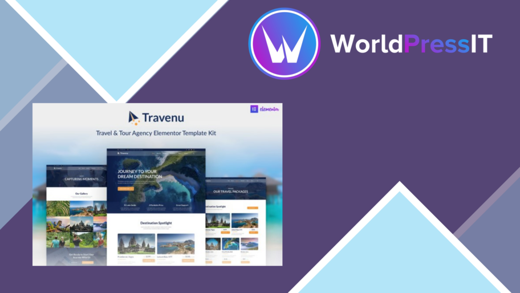 Travenu – Travel and Tour Agency Elementor Template Kit