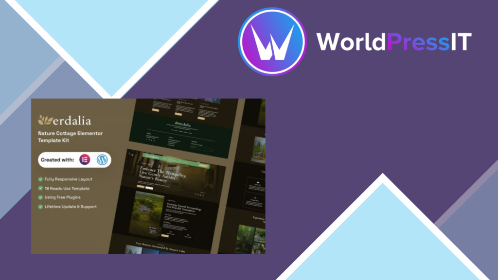 Verdalia – Nature Cottage Elementor Template Kit