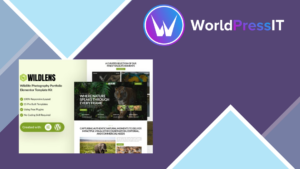 Wildlens – Wildlife Photography Portfolio Elementor Template Kit