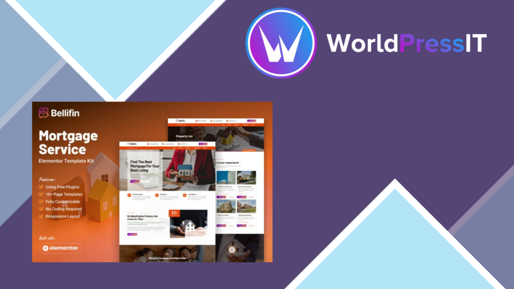 Bellifin – Mortgage Services Elementor Template Kit