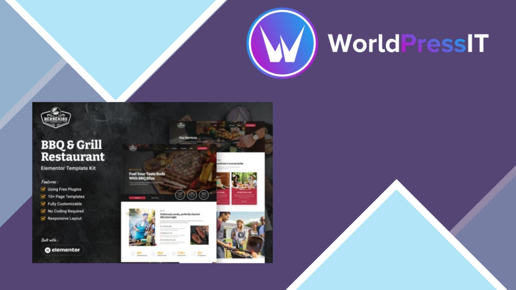 Berberibs – BBQ and Grill Restaurant Elementor Template Kit