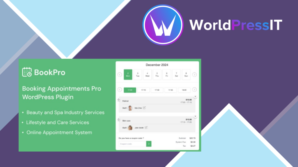 BookPro - Appointment Booking WordPress Plugin