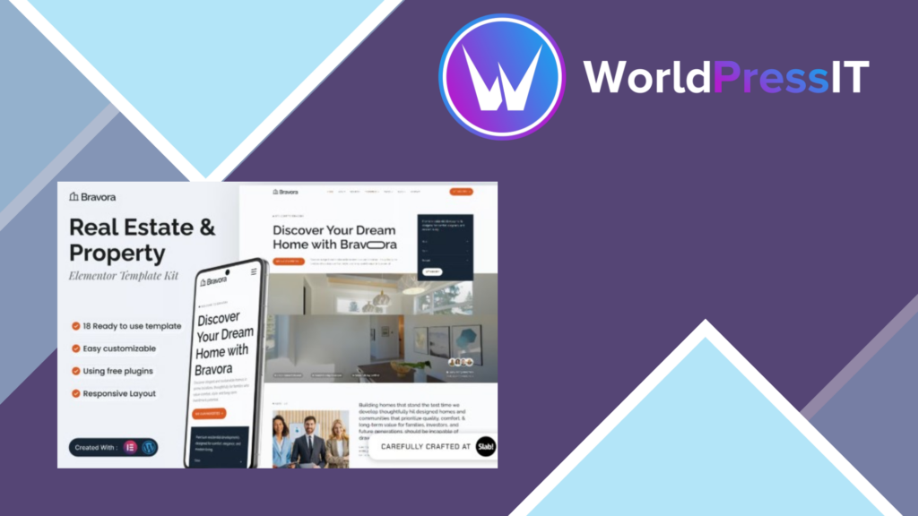 Bravora – Real Estate and Property Elementor Template Kit