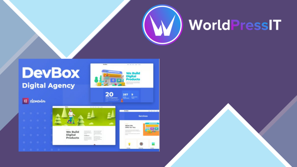 DevBox — Creative Digialt Agency Elementor Template Kit