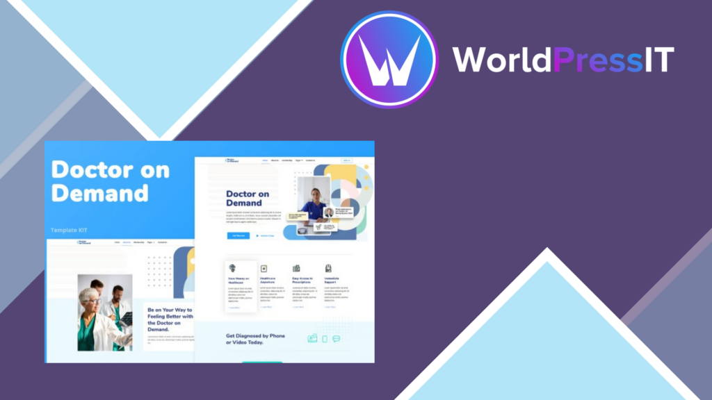 Doctor on Demand – Online Consultations Elementor Template Kit