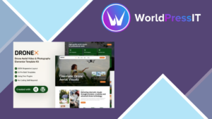 Dronex – Drone Aerial Video and Photography Elementor Template Kit