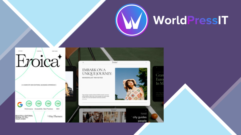Eroica - Bold and Lightweight WordPress Blog Theme