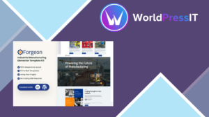 Forgeon – Industrial and Manufacturing Elementor Template Kit