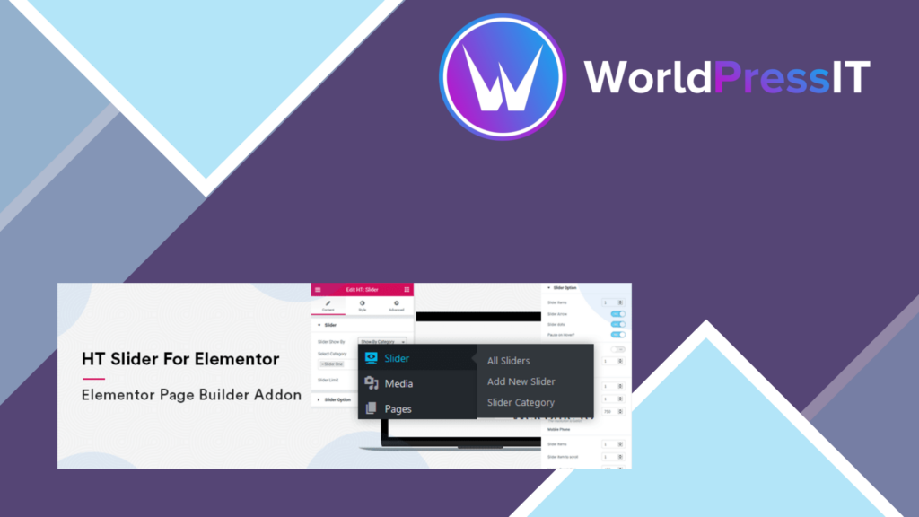 HT Slider Pro For Elementor