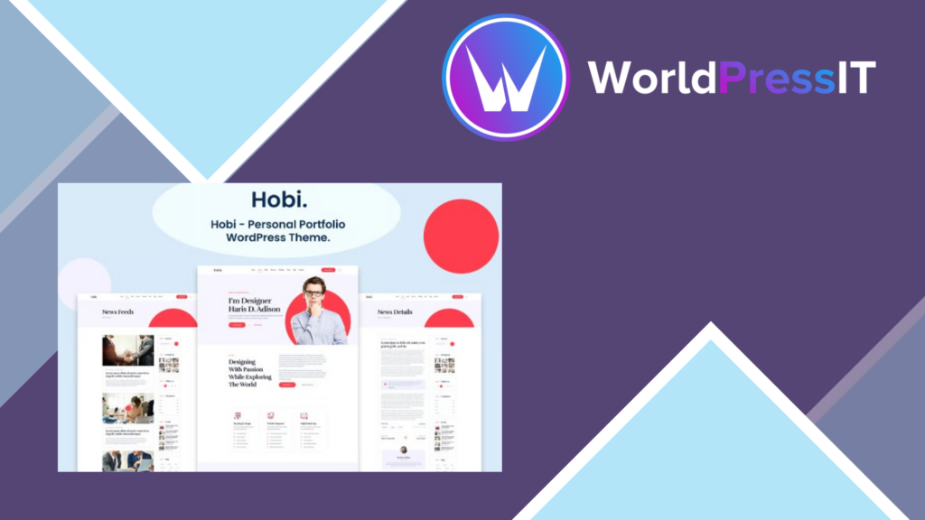 Hobi – Personal Portfolio WordPress Theme