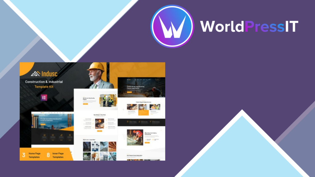 Indusc – Construction and Industrial Elementor Template Kit