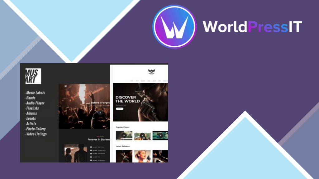 Musart – Music Label and Artists WordPress Theme