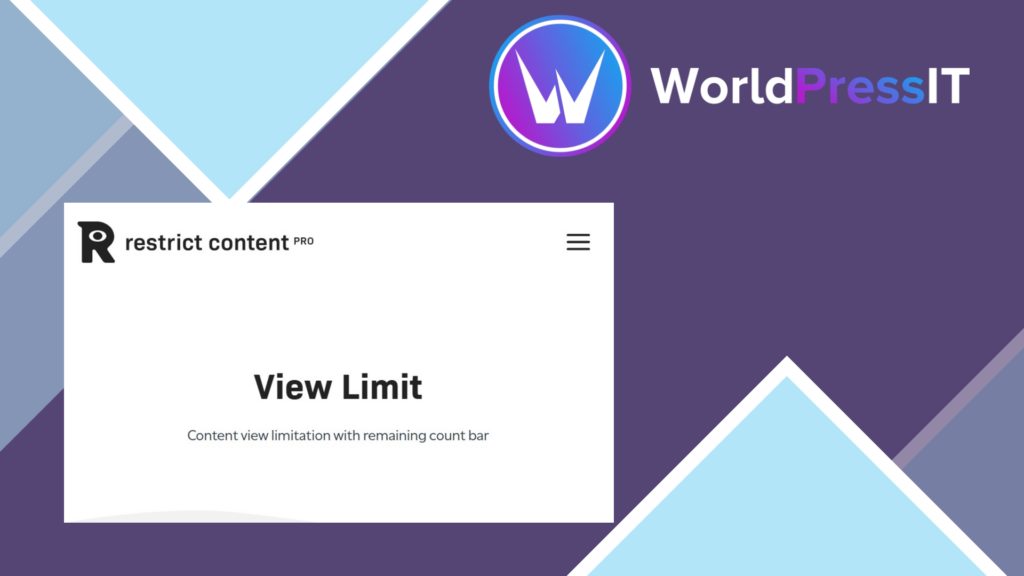 Restrict Content Pro – View Limit