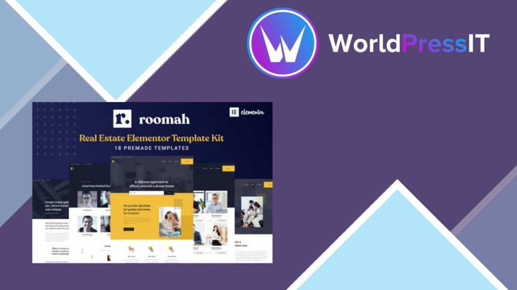 Roomah – Real Estate Agent Elementor Template Kit