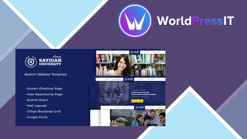 Sayidan - University Alumni WP Theme