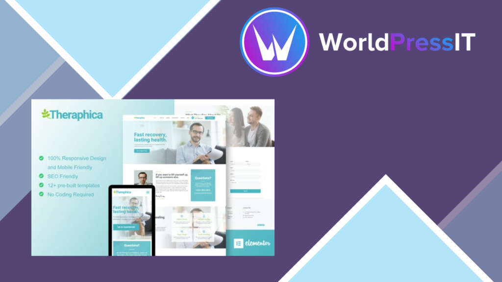 Therapica – Mental Health and Psychologist Elementor Template Kit