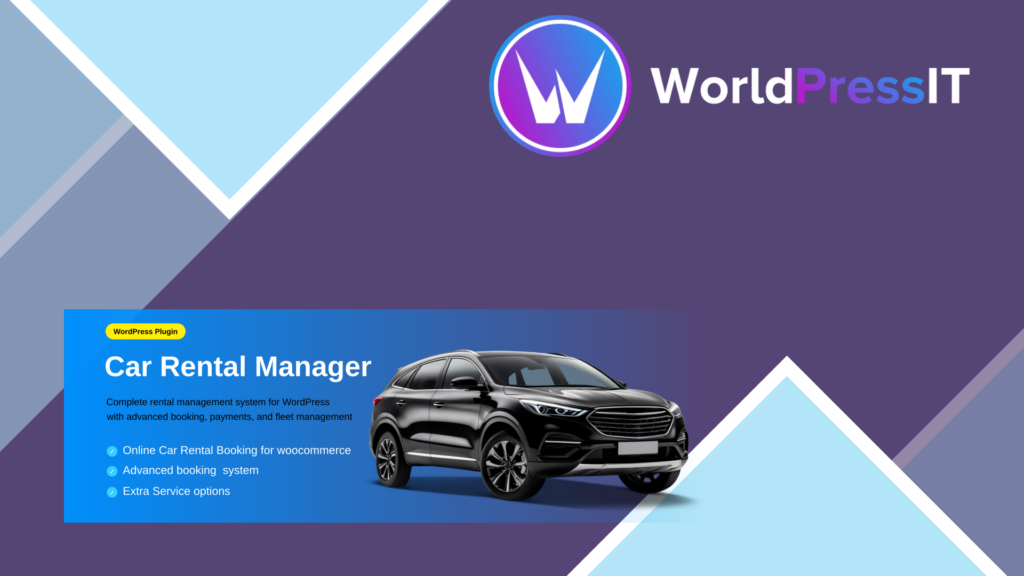 WpCarRently car rental manager PRO