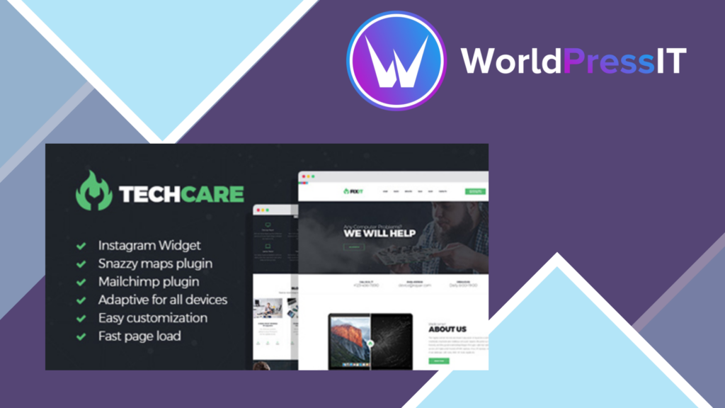 TechCare - Electronics Repair WordPress Theme