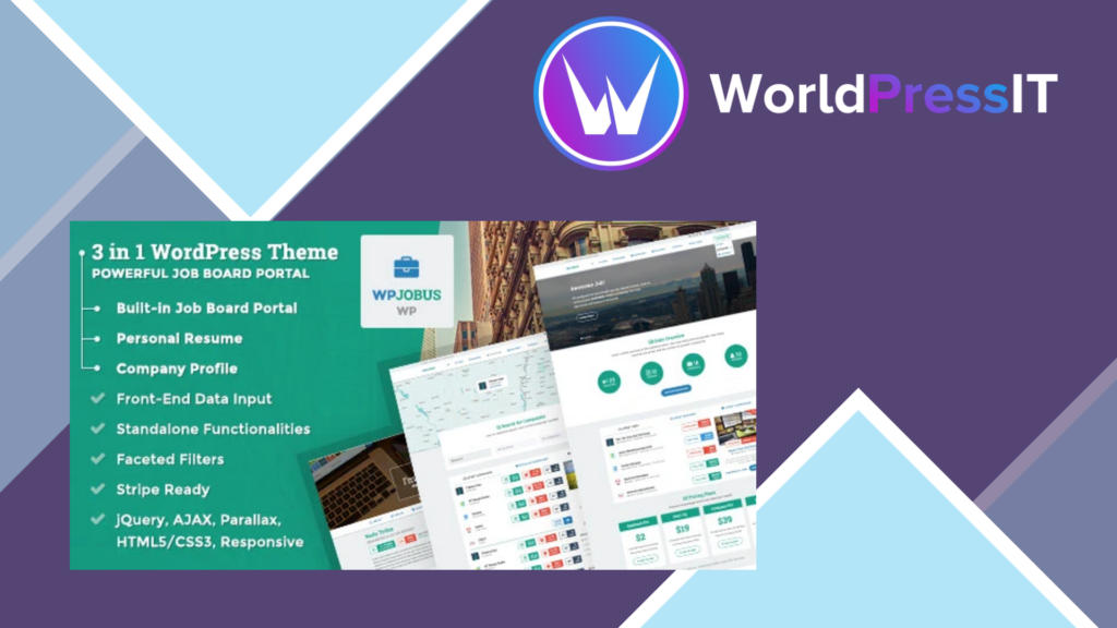 WPJobus - Job Board and Resumes WordPress Theme
