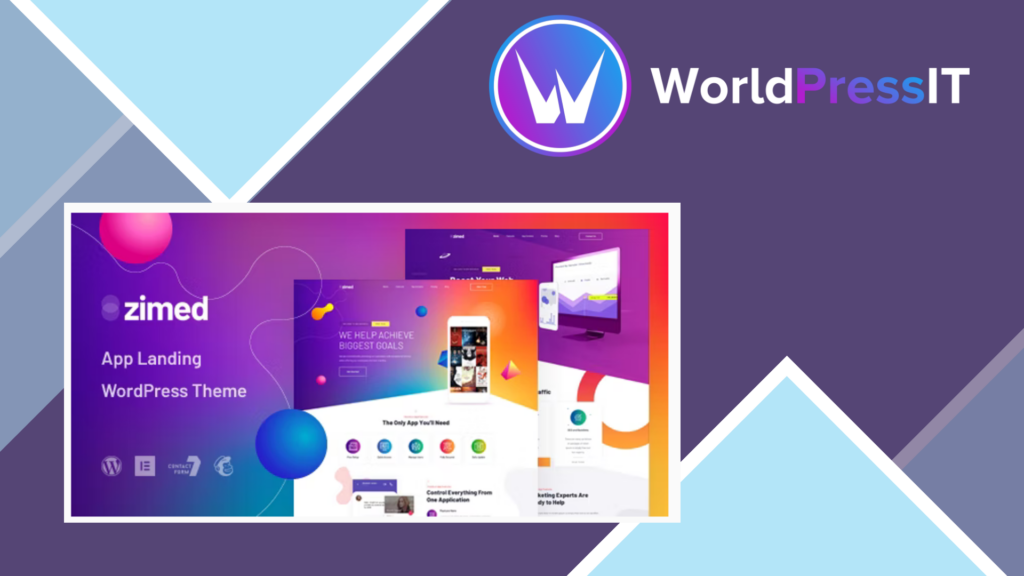Zimed - App Landing WordPress Theme