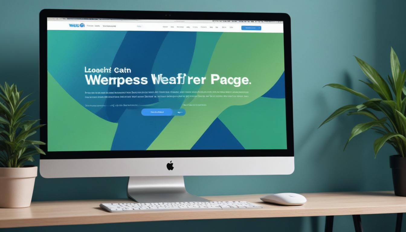 How to build a landing page in WordPress without coding