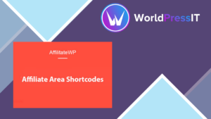 AffiliateWP Affiliate Area Shortcodes