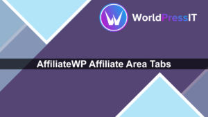 AffiliateWP Affiliate Area Tabs - WorldPress IT