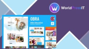 Obra – Kids Education and School Template Kit - WorldPressIT