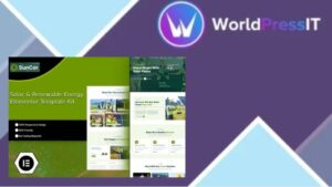Suncor – Solar and Renewable Energy Elementor Template Kit - WorldPressIT
